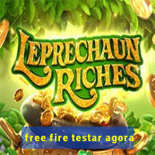 free fire testar agora